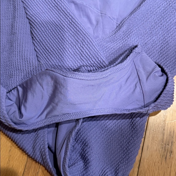 Aerie | Crinkle One Piece Swimsuit | Full Coverage | Purple | size XXL - Picture 5 of 5